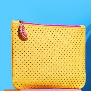 Ipsy "Show Your Colors" Yellow Glam Cosmetic Bag